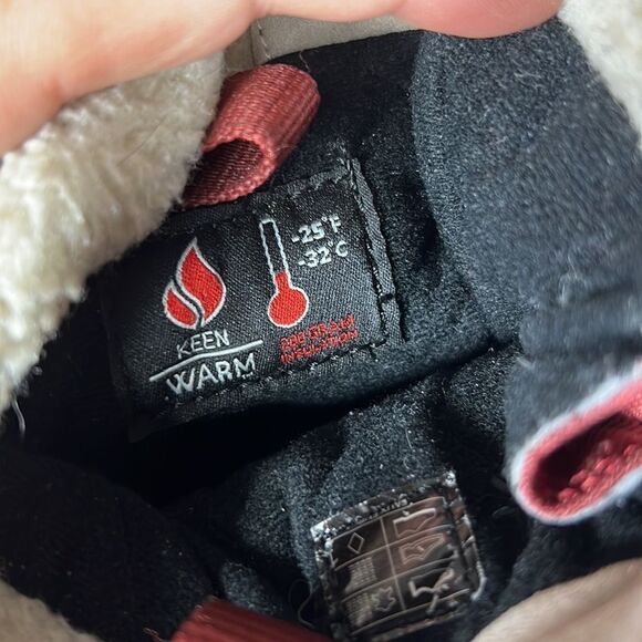 Keen Insulated Leather Waterproof Winter Boots Shoes Size 6 - Picture 9 of 10